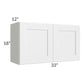 RTA Southport White Shaker 33" x 18" Wall Cabinet