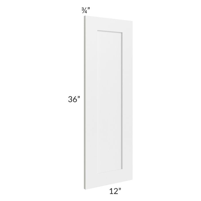 RTA Southport White Shaker 36" Wall Decorative Panel