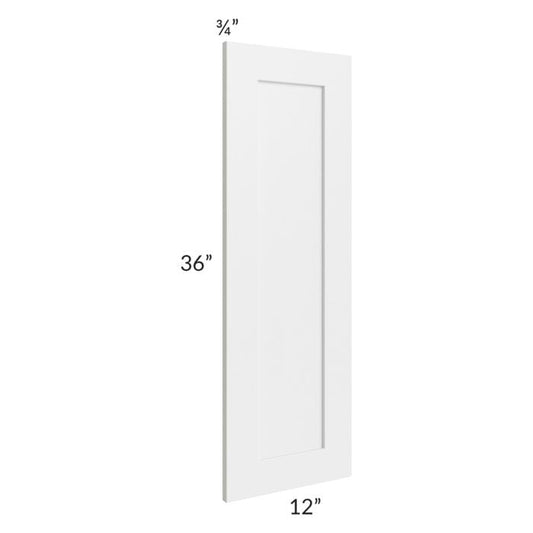 RTA Southport White Shaker 36" Wall Decorative Panel