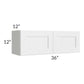 RTA Southport White Shaker 36" x 12" Wall Cabinet