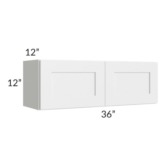 RTA Southport White Shaker 36" x 12" Wall Cabinet