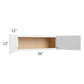 RTA Southport White Shaker 36" x 12" Wall Cabinet