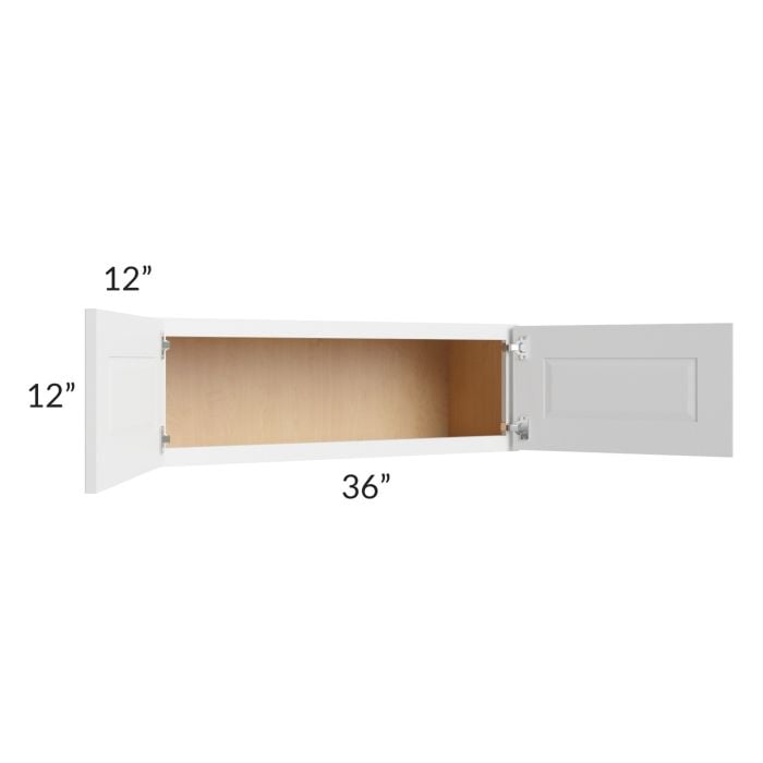 RTA Southport White Shaker 36" x 12" Wall Cabinet