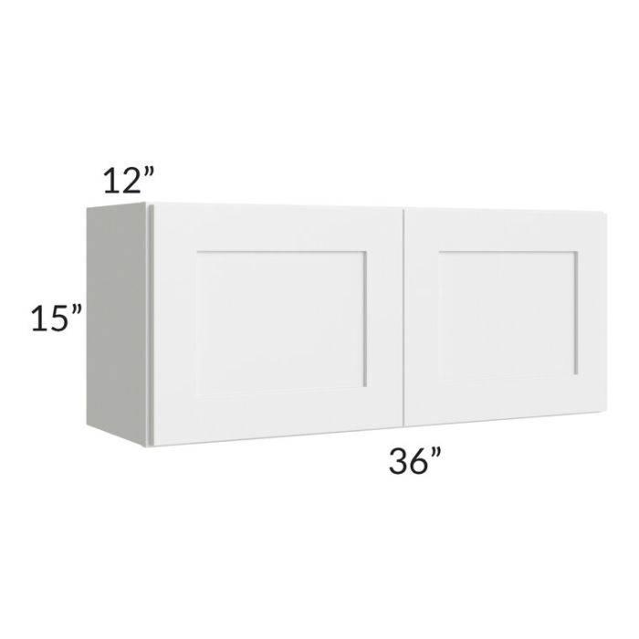 RTA Southport White Shaker 36" x 15" Wall Cabinet