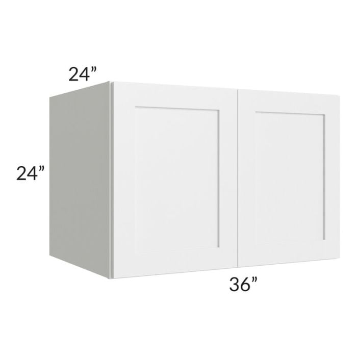 RTA Southport White Shaker 36" x 24" x 24" Wall Cabinet