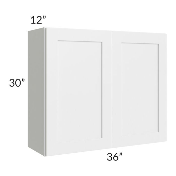 RTA Southport White Shaker 36" x 30" Wall Cabinet