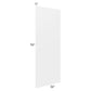RTA Southport White Shaker 36" x 96" x 1/4" Finished Panel