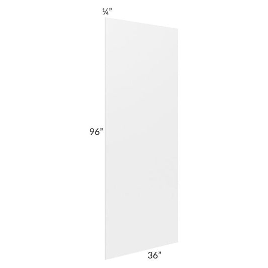 RTA Southport White Shaker 36" x 96" x 1/4" Finished Panel