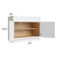 RTA Southport White Shaker 42" Base Cabinet with 1 Decorative End Panel