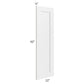 RTA Southport White Shaker 42" Wall Decorative Panel