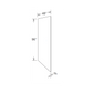 RTA Southport White Shaker 48" x 96" x 3/4" Finished Panel
