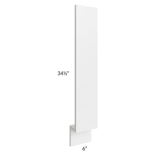 RTA Southport White Shaker 6" Base Filler