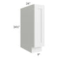 RTA Southport White Shaker 9" Spice Base Cabinet