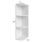 RTA Southport White Shaker 9" x 36" Wall End Shelf Cabinet