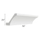 RTA Southport White Shaker 96" ACM8-C-DWS Cove Crown Molding