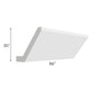 RTA Southport White Shaker 96" ACM8-S-DWS Angled Crown Molding