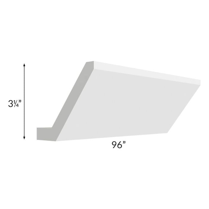 RTA Southport White Shaker 96" ACM8-S-DWS Angled Crown Molding