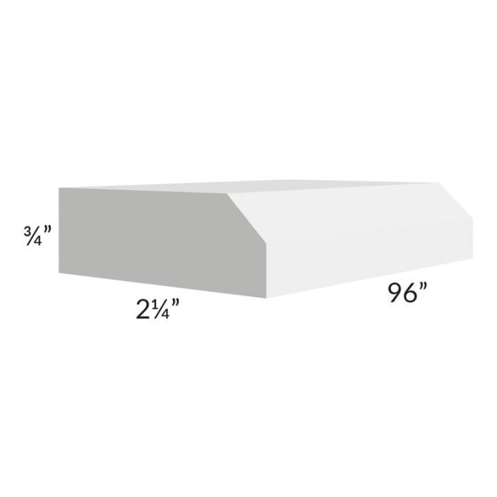RTA Southport White Shaker 96" Beveled Edge Molding