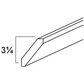 RTA Southport White Shaker 96" CM8-S-DWS Angled Crown Molding