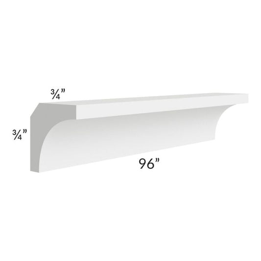 RTA Southport White Shaker 96" Inside Corner Molding