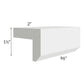 RTA Southport White Shaker 96" Light Rail Molding