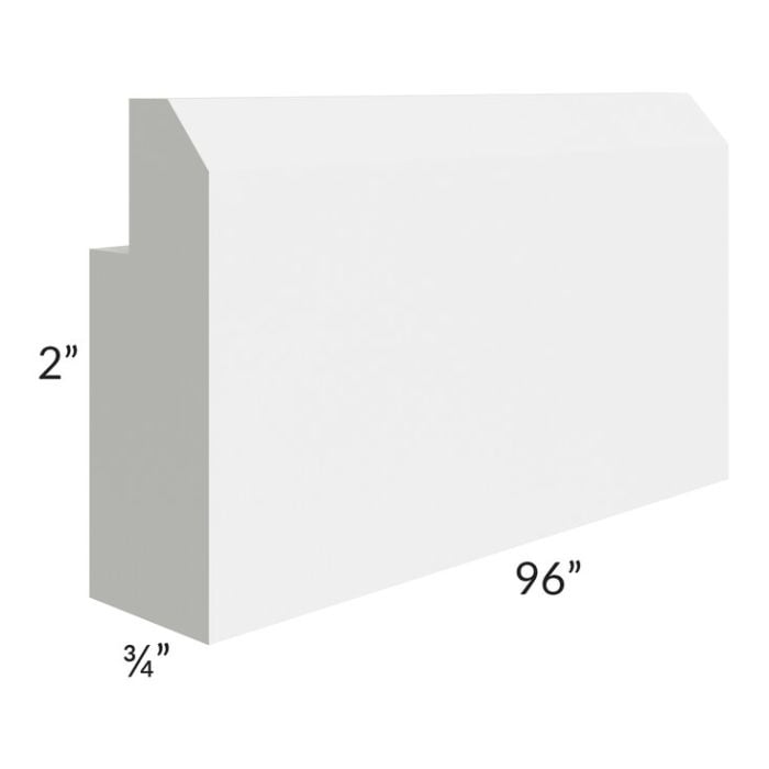 RTA Southport White Shaker 96" Mirror Molding