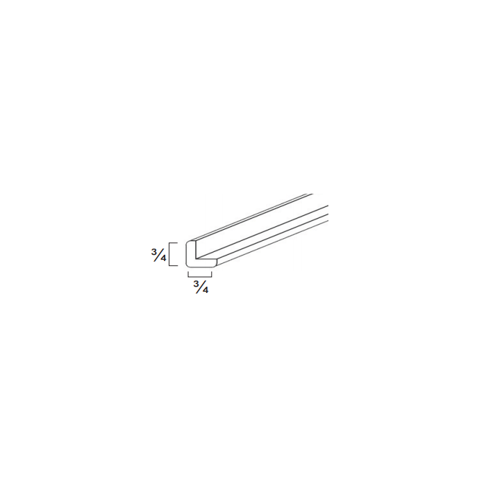 RTA Southport White Shaker 96" Outside Corner Molding
