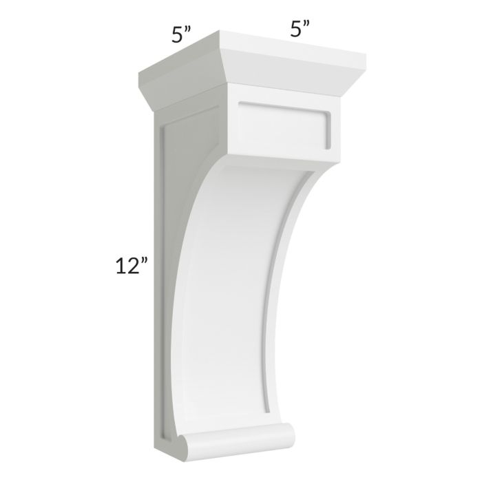 RTA Southport White Shaker Large Decorative Corbel