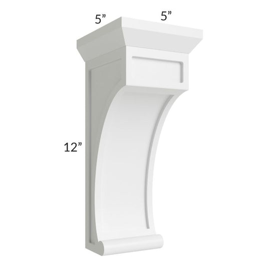RTA Southport White Shaker Large Decorative Corbel