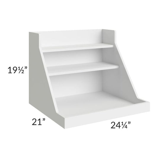 RTA Southport White Shaker Roll Out Pot and Pan Kit for a 27" Base Cabinet