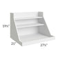 RTA Southport White Shaker Roll Out Pot and Pan Kit for a 30" Base Cabinet