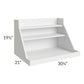 RTA Southport White Shaker Roll Out Pot and Pan Kit for a 33" Base Cabinet