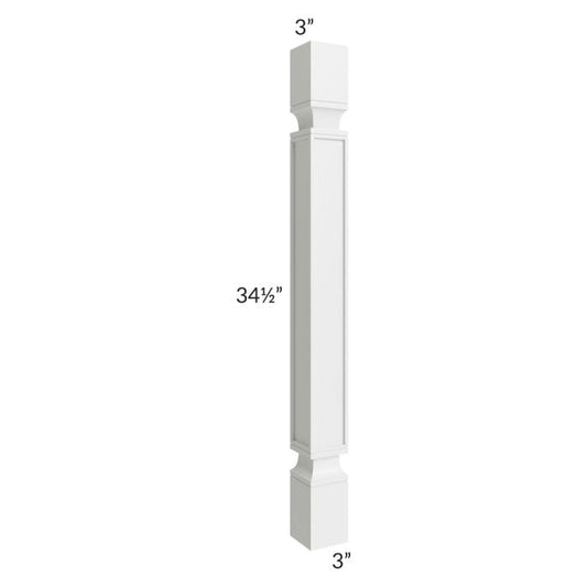 RTA Southport White Shaker Square Post