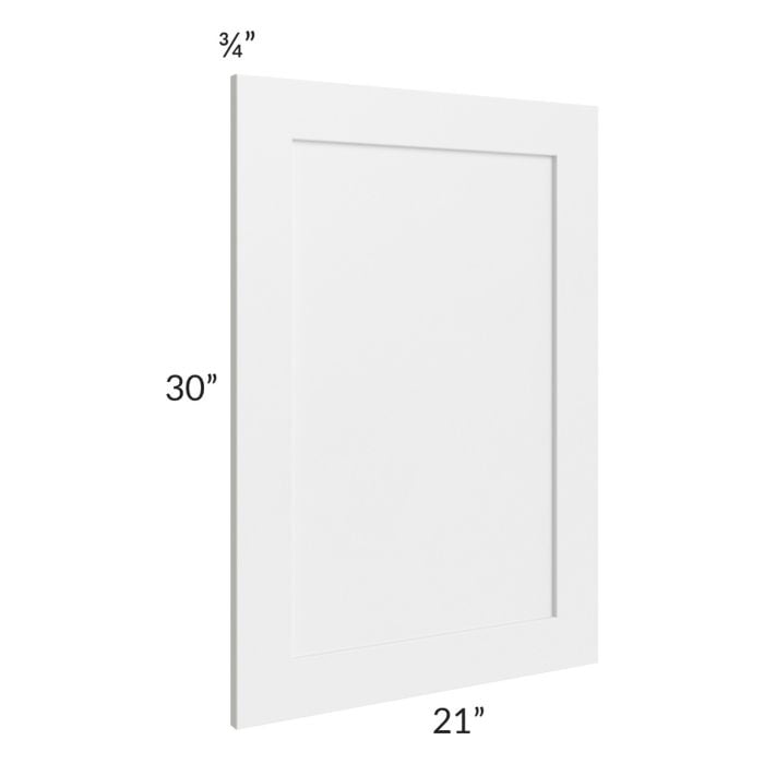 RTA Southport White Shaker Vanity Base Decorative Panel