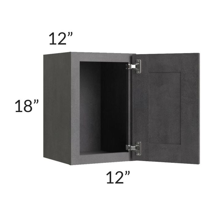 RTA Stone Grey 12" x 18" Wall Cabinet
