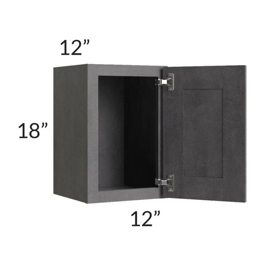 RTA Stone Grey 12" x 18" Wall Cabinet