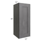 RTA Stone Grey 12" x 30" Wall Cabinet