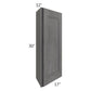 RTA Stone Grey 12" x 30" Wall End Angle Cabinet
