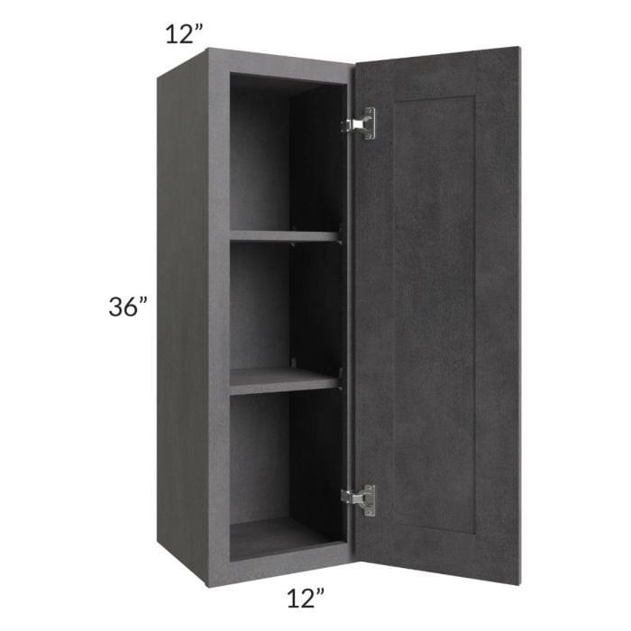 RTA Stone Grey 12" x 36" Wall Cabinet