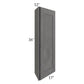 RTA Stone Grey 12" x 36" Wall End Angle Cabinet