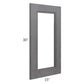 RTA Stone Grey 15" x 30" Glass Door