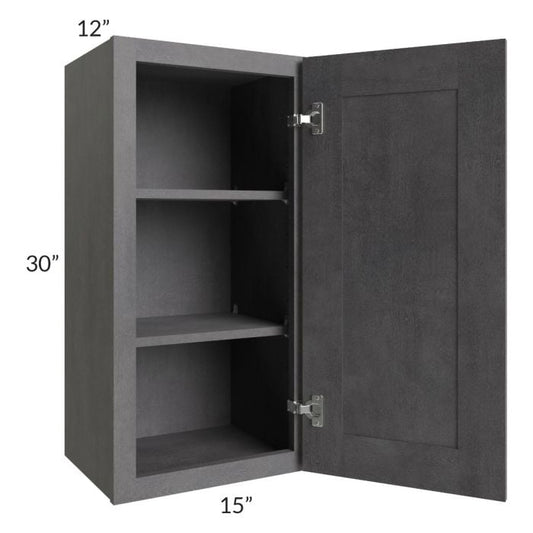RTA Stone Grey 15" x 30" Wall Cabinet