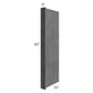 RTA Stone Grey 15" x 42" Wall End Panel