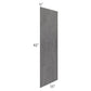 RTA Stone Grey 15" x 42" Wall Skin