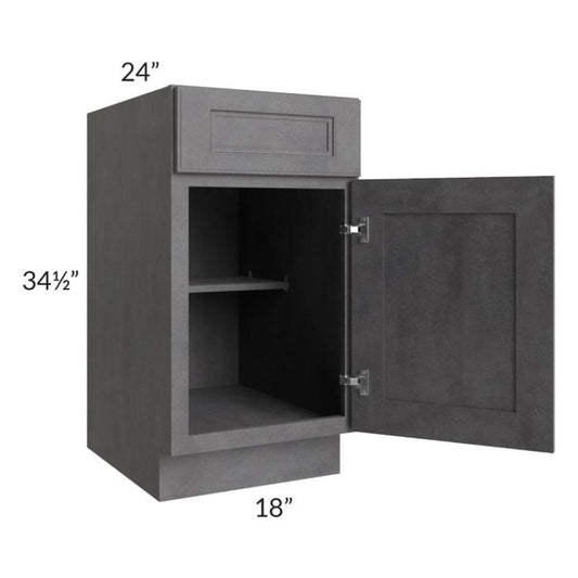 RTA Stone Grey 18" Base Cabinet