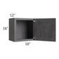 RTA Stone Grey 18" x 18" Wall Cabinet