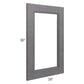 RTA Stone Grey 18" x 30" Glass Door