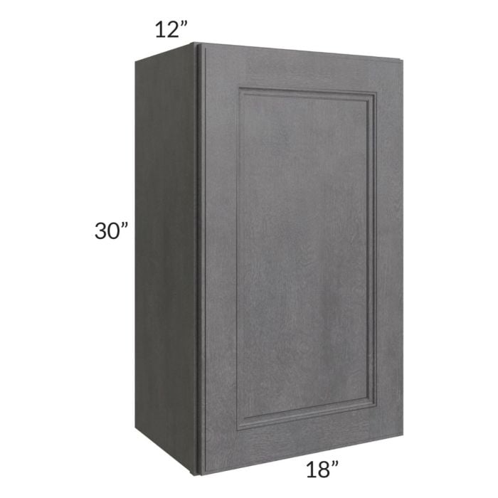 RTA Stone Grey 18" x 30" Wall Cabinet