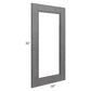 RTA Stone Grey 18" x 36" Glass Door