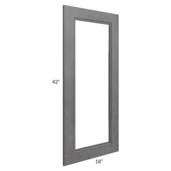 RTA Stone Grey 18" x 42" Glass Door